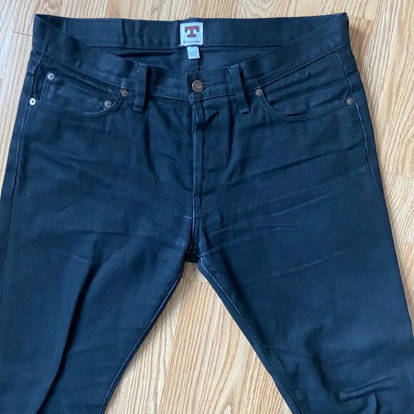 Tellason Gustave 13.5oz black selvedge denim (34W) - Picture 6 of 16